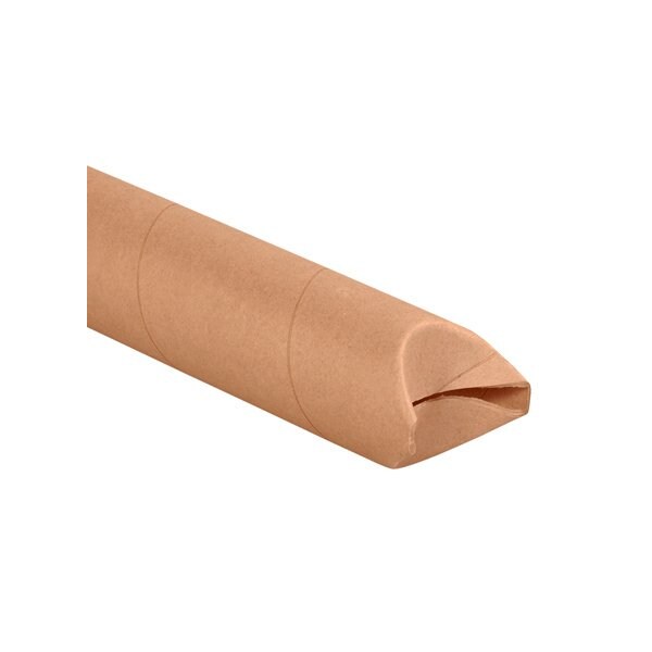 Bsc Preferred 3 x 12'' Kraft Crimped End Tubes, 24PK BUY00013493 - main